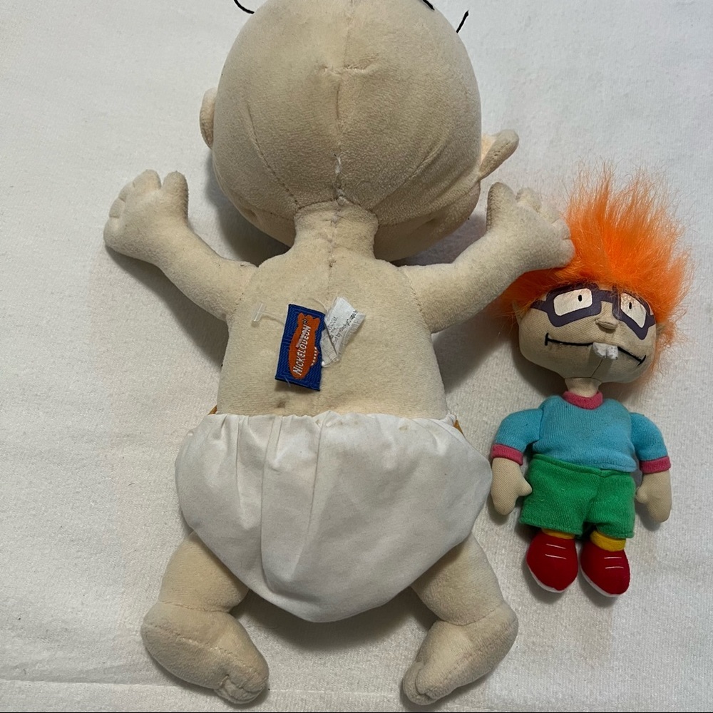 Rugrats 1997 vintage plush Chuckie Tommy Pickles Nickelodeon - Picture 4 of 7